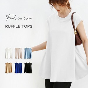 Button Shirt/Blouse Plain Color T-Shirt Sleeveless Tops Ladies'