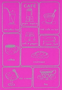 ポストカード イラスト MATSUO NAOKO/オムニバス「CAFE」