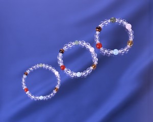 Gemstone Bracelet Crystal 3-pcs set