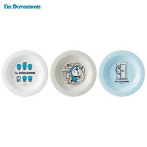 Small Plate Doraemon Set of 3 12cm