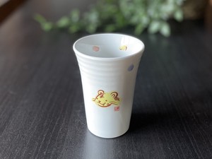 日本製　窯元直送　干支 子ども食器・フリーカップ【寅（とら）】