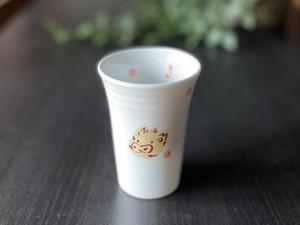 日本製　窯元直送　干支 子ども食器・フリーカップ【亥（いのしし）】