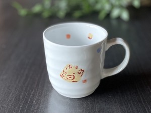 日本製　窯元直送　干支 子ども食器・マグカップ【亥（いのしし）】