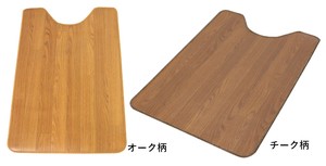 日本製　木目調サッと拭けるトイレマット トイレ マット