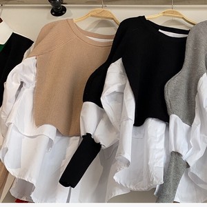 Sweater/Knitwear Oversized Ladies' 2-pcs pack