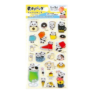 WORLD CRAFT Stamp Clear Stamp Stamps Animals Clear Panda Masking Tape Stationery Retro