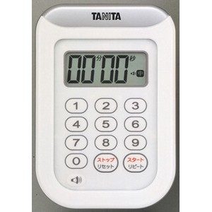 タニタ(TANITA) 〈タイマー〉丸洗いタイマー100分計 TD-378-WH(ホワイト)