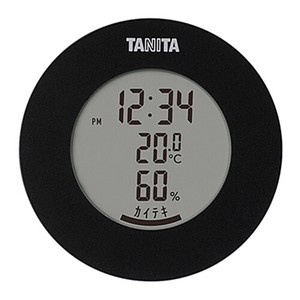 タニタ(TANITA) 〈温湿度計〉デジタル温湿度計 TT-585-BK(ブラック)