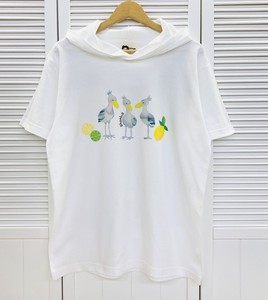 フーディTシャツ☆ハシビロコウとレモン【鳥】