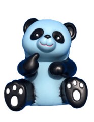 Doll/Anime Character Plushie/Doll Blue Figure Panda