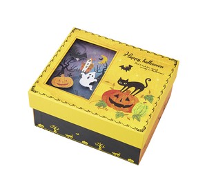 ハロウィンナイト 3Dボックス お菓子箱 詰め合わせギフト 焼き菓子 雑貨 アクセサリー
