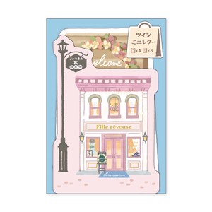 Letter set Select Shop Kotorimachi Shotengai Twin Mini Letter