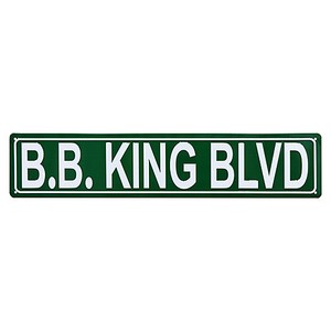 【ミュージック ＆ フィルム スター】B.B キング ストリート サイン B.B.KING BLVD