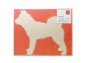 【エシカルコレクション】美濃和紙　メッセージカード　Washi犬【シバイヌ】　日本製