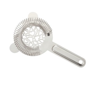 Cocktail Strainers Heart-shaped cutout pattern