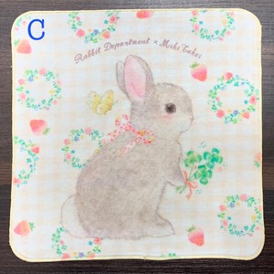 いちごタオルハンカチ いちご/たけいみき strawberry towelhandkerchief/MIkiTakei