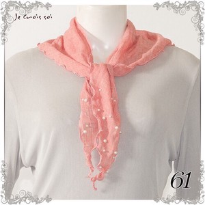 Stole Pearl Design Embroidered Stole 4-colors