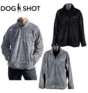 DOG SHOT メンズ ハーフジップ フリース ジャケット