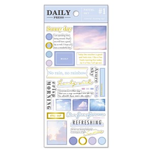 Stickers Daily Press Sticker Pastel Sky