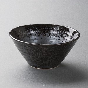 ≪メーカー取寄≫黒真珠水輪6.5麺鉢