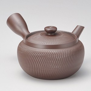 Banko ware Japanese Teapot Red Plum