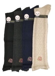 Knee High Socks Wool Blend Socks Made in Japan