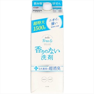 FAフリーアンド液体洗剤　1500g詰替 【 衣料用洗剤 】