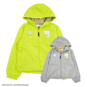 Kids' Jacket Sumikkogurashi Long Sleeves Hooded Flip Side Fleece Outerwear Kids