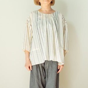 Button Shirt/Blouse Pullover Stripe