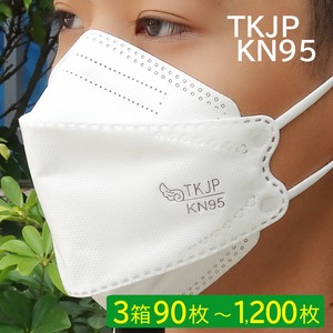 【K07】 安心の TKJP ブランド リーフ型 KN95 マスク 個別包装 カラーマスク