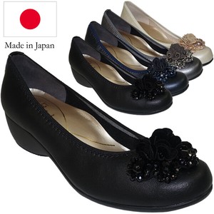 Comfort Pumps Low-heel Bijoux Contact New Color Made in Japan