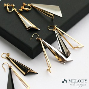 Clip-On Earrings Earrings black Jewelry Made in Japan