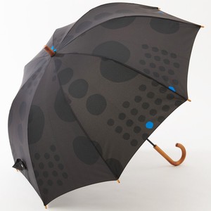 雨傘 60cm マル BLACK 【392／サンキューニ】 S31102