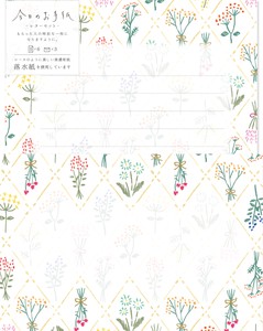 Furukawa Shiko Letter set Dry flower Today'S Letter Letter Set