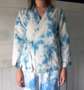 Jacket Twill Quilted Kimono