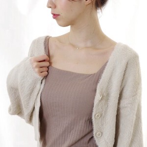 Sweater/Knitwear Shaggy Cardigan Sweater Short Length Autumn/Winter