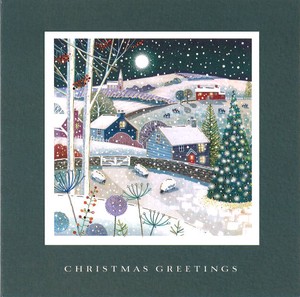 グリーティングカード クリスマス「CHRISTMAS GREETINGS」  メッセージカード