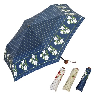 晴雨兼用傘　紫外線予防　UVカットUV対策　ラ・クルール花柄レディース用傘　日傘・折畳傘
