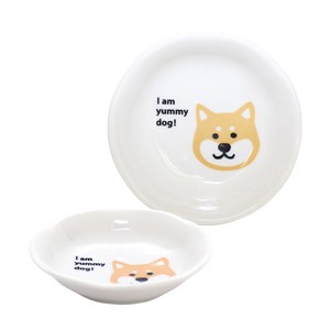 Mino ware Small Plate Shiba Dog M Made in Japan