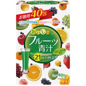 ユーワ 【欠品】おいしいフルーツ青汁 40包