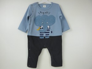 Baby Dress/Romper Coverall Brushed Lining Switching Autumn/Winter