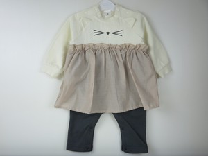 Baby Dress/Romper Brushing Fabric Tulle Coverall Rib Autumn/Winter
