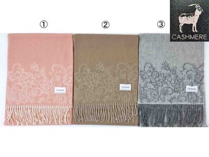 Thick Scarf Jacquard Scarf Floral Pattern Cashmere