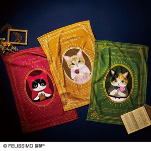 【K】童話の世界　猫が主役のマルチタオル