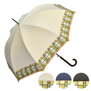 晴雨兼用傘　紫外線予防　UVカットUV対策　ラティス柄レディース用傘　日傘