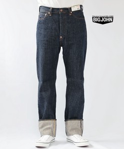 【BIGJOHN】定番　日本製　M1シリーズ　リラックスフィットジーンズ　セルビッチデニム綿100％