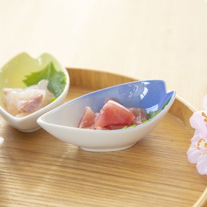 Side Dish Bowl Blue Cherry-Blossom Viewing Spring