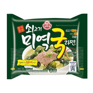 オットゥギ 牛肉わかめスープラーメン 115g 韓国人気ラーメン