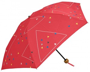 折畳雨傘 50cm △ RED 【392／サンキューニ 特価】 S41003