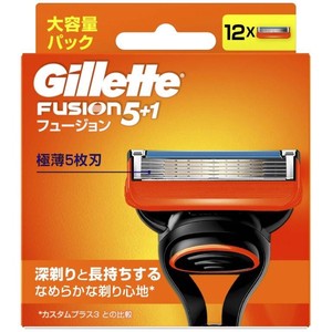 ジレット(Gillette)　フュージョンマニュアル替刃12B
